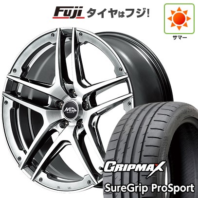 【新品国産車用5穴114.3】 夏タイヤ ホイール4本セット 225/35R19 グリップマックス シュアグリップ PRO SPORT BSW(限定) MID WHEELS MID EXCLUSIVE 025SV 7.5J 19インチ(送料無料)