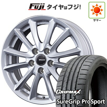 【新品国産車用5穴114.3】 夏タイヤ ホイール4本セット 225/45R18 グリップマックス シュアグリップ PRO SPORT BSW（限定） コーセイ クレイシズ VS6 7J 18インチ(送料無料)｜フジコーポレーション