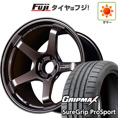 【新品国産車用5穴114.3】 夏タイヤ ホイール4本セット 225/40R19 グリップマックス シュアグリップ PRO SPORT BSW(限定) ヨコハマ アドバンレーシング GT ビヨンド 8.5J 19インチ(送料無料)|フジコーポレーション
