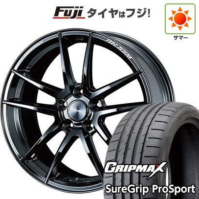 【新品国産車用5穴114.3】 夏タイヤ ホイール4本セット 225/40R19 グリップマックス シュアグリップ PRO SPORT BSW（限定） WEDS ウェッズスポーツ RN-55M 8J 19インチ(送料無料)