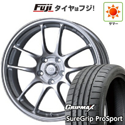 【新品国産車用5穴100】 夏タイヤ ホイール4本セット 215/40R18 グリップマックス シュアグリップ PRO SPORT BSW（限定） ENKEI エンケイ PerformanceLine PF01 7.5J 18インチ(送料無料)