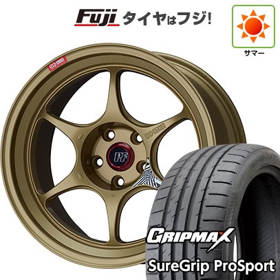 【新品国産車用5穴114.3】 夏タイヤ ホイール4本セット 225/40R19 グリップマックス シュアグリップ PRO SPORT BSW（限定） ENKEI エンケイ PerformanceLine PF06 ゴールド 8J 19インチ(送料無料)