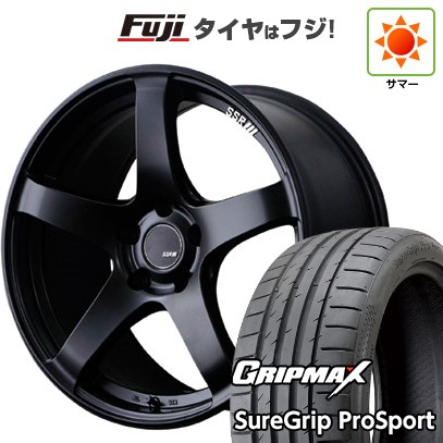 【新品国産車用5穴114.3】 夏タイヤ ホイール4本セット 225/45R18 グリップマックス シュアグリップ PRO SPORT BSW（限定） SSR GT GTV01 7.5J 18インチ(送料無料)｜フジコーポレーション
