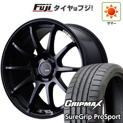 【新品国産車用5穴100】 夏タイヤ ホイール4本セット 225/40R18 グリップマックス シュアグリップ PRO SPORT BSW（限定） SSR GT GTV02 7.5J 18インチ(送料無料)
