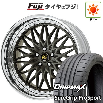 【新品国産車用5穴114.3】 夏タイヤ ホイール4本セット 245/40R19 グリップマックス シュアグリップ PRO SPORT BSW（限定） WORK ワーク VS VS-XV 8.5J 19インチ(送料無料)