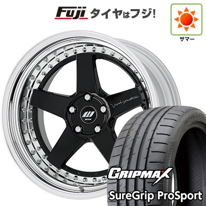 【新品国産車用5穴114.3】 夏タイヤ ホイール4本セット 245/45R19 グリップマックス シュアグリップ PRO SPORT BSW（限定） WORK ワーク ジスタンス W5S S/W 8.5J 19インチ(送料無料)