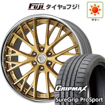 【新品国産車用6穴139.7】 夏タイヤ ホイール4本セット 265/40R22 グリップマックス シュアグリップ PRO SPORT BSW（限定） WORK ワーク LS バサラ SUV 9.5J 22インチ(送料無料)
