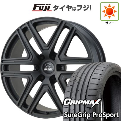 【新品国産車用6穴139.7】 夏タイヤ ホイール4本セット 265/40R22 グリップマックス シュアグリップ PRO SPORT BSW（限定） クライメイト SUW ルクソール6 9.5J 22インチ(送料無料)
