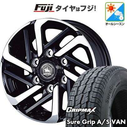 【新品】ハイエース200系 オールシーズンタイヤ ホイール4本セット 195R15C 107/105T グリップマックス シュアグリップ オールシーズン Van(限定) コーセイ ベアロック ノーヴァ 15インチ(送料無料) 67,650円