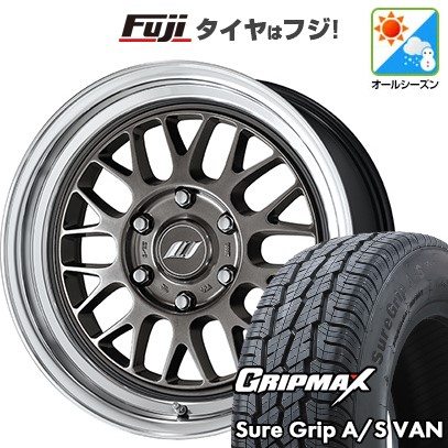 【新品】ハイエース200系 オールシーズンタイヤ ホイール4本セット 215/60R17 109/107H グリップマックス シュアグリップ オールシーズン Van(限定) WORK ワーク XTRAP M1HC 6.5J 17インチ(送料無料)｜フジコーポレーション 101,640円