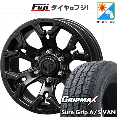 【新品】ハイエース200系 オールシーズンタイヤ ホイール4本セット 215/60R17 109/107H グリップマックス シュアグリップ オールシーズン Van(限定) クリムソン マーテルギア(MG) ゴーレム 7J 17インチ(送料無料)