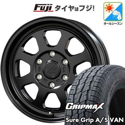【新品】ハイエース200系 オールシーズンタイヤ ホイール4本セット 215/60R17 109/107H グリップマックス シュアグリップ オールシーズン Van(限定) コスミック クロスブラッド XB02 6.5J 17インチ(送料無料)