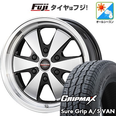 【新品】ハイエース200系 オールシーズンタイヤ ホイール4本セット 215/60R17 109/107H グリップマックス シュアグリップ オールシーズン Van(限定) ボクシースタイル 30B 6.5J 17インチ(送料無料)｜フジコーポレーション