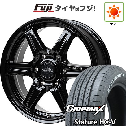 【新品】ハイエース200系 夏タイヤ ホイール4本セット 215/65R16 109/107S グリップマックス スタチャー HC-V RWL(限定) TWS グランヴァード NR 6.5J 16インチ(送料無料)