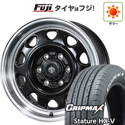 【新品】ハイエース200系 夏タイヤ ホイール4本セット 215/65R16 109/107S グリップマックス スタチャー HC-V RWL(限定) トピー ランドフット SWZ 数量限定 6.5J 16インチ(送料無料)|フジコーポレーション
