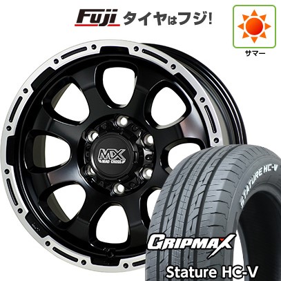 【新品】ハイエース200系 夏タイヤ ホイール4本セット 215/65R16 109/107S グリップマックス スタチャー HC-V RWL(限定) ホットスタッフ マッドクロス グレイス 6.5J 16インチ(送料無料)|フジコーポレーション