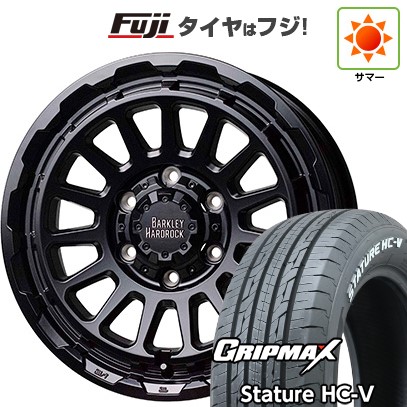 【新品】ハイエース200系 夏タイヤ ホイール4本セット 215/65R16 109/107S グリップマックス スタチャー HC-V RWL（限定） ホットスタッフ バークレイハードロック リザード 6.5J 16インチ(送料無料)｜フジコーポレーション
