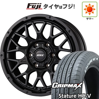 【新品】ハイエース200系 夏タイヤ ホイール4本セット 215/65R16 109/107S グリップマックス スタチャー HC-V RWL（限定） コーセイ ボトムガルシア シャドウバーツ 6.5J 16インチ(送料無料)
