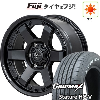 【新品】キャラバン 夏タイヤ ホイール4本セット 215/65R16 109/107S グリップマックス スタチャー HC-V RWL（限定） MID WHEELS NITRO POWER M6 カービン 6.5J 16インチ(送料無料)