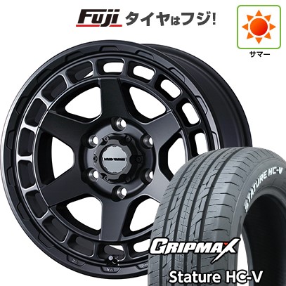 【新品】ハイエース200系 夏タイヤ ホイール4本セット 215/65R16 109/107S グリップマックス スタチャー HC-V RWL（限定） WEDS ウェッズアドベンチャー マッドヴァンス X タイプS 6.5J 16インチ(送料無料)