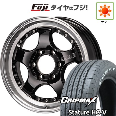 【新品】ハイエース200系 夏タイヤ ホイール4本セット 215/60R17 109/107S グリップマックス スタチャー HC-V RWL（限定） SSR ディバイド SP1H 6.5J 17インチ(送料無料)｜フジコーポレーション