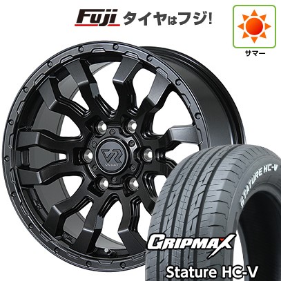【新品】ハイエース200系 夏タイヤ ホイール4本セット 215/65R16 109/107S グリップマックス スタチャー HC-V RWL(限定) トピー ヴァブロ RR-01 6.5J 16インチ(送料無料)|フジコーポレーション