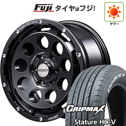 【新品】ハイエース200系 夏タイヤ ホイール4本セット 215/65R16 109/107S グリップマックス スタチャー HC-V RWL(限定) RAYS レイズ デイトナ D9 SPEC-M 6.5J 16インチ(送料無料)|フジコーポレーション