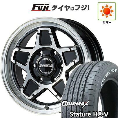 【新品】ハイエース200系 夏タイヤ ホイール4本セット 215/65R16 109/107S グリップマックス スタチャー HC-V RWL（限定） エセックス ENCS 1P 16インチ(送料無料)