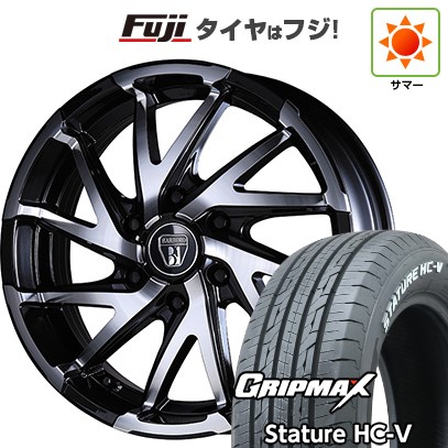 【新品】ハイエース200系 夏タイヤ ホイール4本セット 215/65R16 109/107S グリップマックス スタチャー HC-V RWL（限定） クリムソン バルベロ ダイナミック ツイスト 6.5J 16インチ(送料無料)