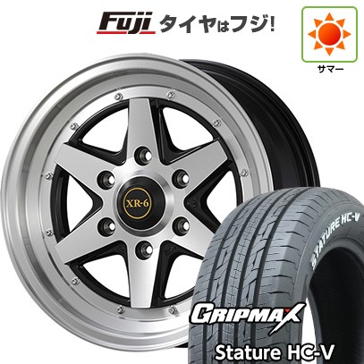 【新品】ハイエース200系 夏タイヤ ホイール4本セット 215/65R16 109/107S グリップマックス スタチャー HC-V RWL（限定） ファブレス ヴァローネ XR-6 1P 6.5J 16インチ(送料無料)