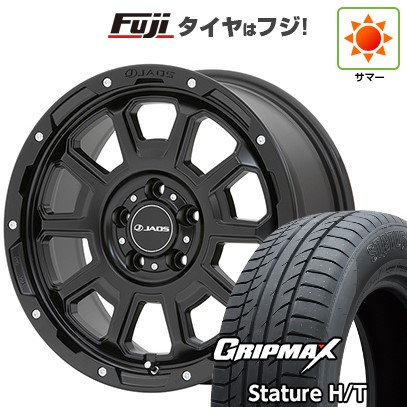 【新品国産車用5穴114.3】 夏タイヤ ホイール4本セット 225/60R18 グリップマックス スタチャー H/T BSW（限定） ジャオス アダマスBL5 7.5J 18インチ(送料無料)