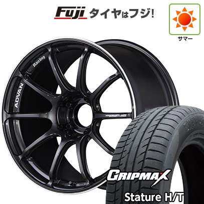 【新品国産車用5穴114.3】 夏タイヤ ホイール4本セット 235/55R19 グリップマックス スタチャー H/T BSW（限定） ヨコハマ アドバンレーシング RSIII 8J 19インチ(送料無料)