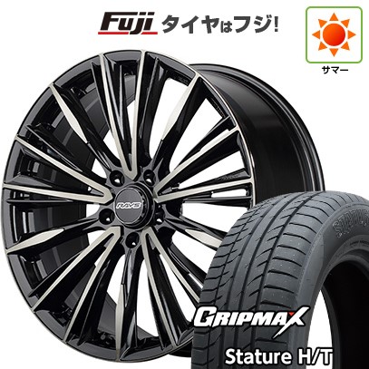 【新品国産車用5穴114.3】 夏タイヤ ホイール4本セット 225/60R18 グリップマックス スタチャー H/T BSW(限定) RAYS レイズ ベルサス クラフトコレクション ヴォウジェ LIMITED (6EZ) 7J 18インチ(送料無料)|フジコーポレーション