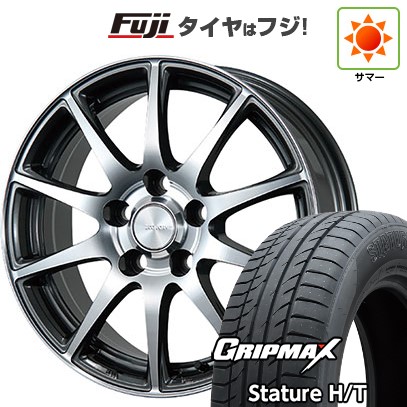 【新品国産車用5穴114.3】 夏タイヤ ホイール4本セット 225/60R18 グリップマックス スタチャー H/T BSW（限定） ブリヂストン エコフォルム CRS23 7J 18インチ(送料無料)