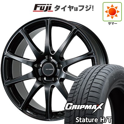 【新品国産車用5穴114.3】 夏タイヤ ホイール4本セット 225/60R18 グリップマックス スタチャー H/T BSW（限定） ブリヂストン エコフォルム CRS23 7.5J 18インチ(送料無料)