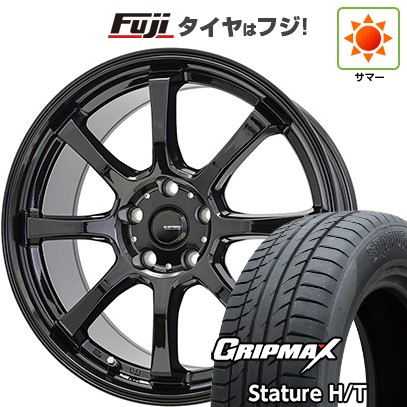 【新品国産車用5穴114.3】 夏タイヤ ホイール4本セット 225/60R18 グリップマックス スタチャー H/T BSW（限定） ホットスタッフ ジースピード G-08 7J 18インチ(送料無料)