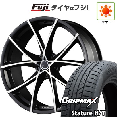 【新品国産車用5穴114.3】 夏タイヤ ホイール4本セット 235/55R19 グリップマックス スタチャー H/T BSW（限定） エムズスピード ジュリア フルスロットル 8J 19インチ(送料無料)