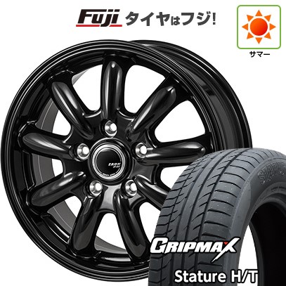 【新品国産車用5穴114.3】 夏タイヤ ホイール4本セット 235/55R18 グリップマックス スタチャー H/T BSW(限定) モンツァ ZACK JP-209 7.5J 18インチ(送料無料)|フジコーポレーション