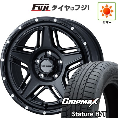 【新品国産車用5穴114.3】 夏タイヤ ホイール4本セット 225/65R17 グリップマックス スタチャー H/T BSW（限定） WEDS ウェッズアドベンチャー マッドヴァンス 07 7J 17インチ(送料無料)