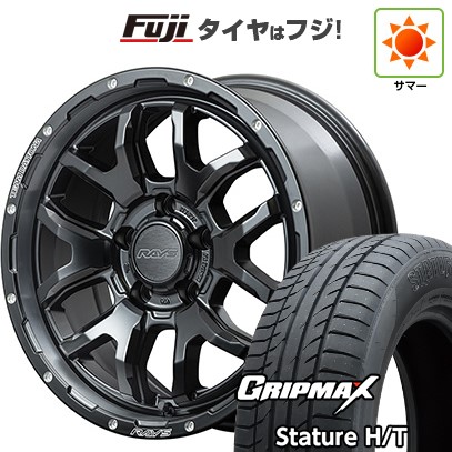【新品国産車用5穴114.3】 夏タイヤ ホイール4本セット 225/65R17 グリップマックス スタチャー H/T BSW（限定） RAYS レイズ デイトナ F6ブースト 7J 17インチ(送料無料)