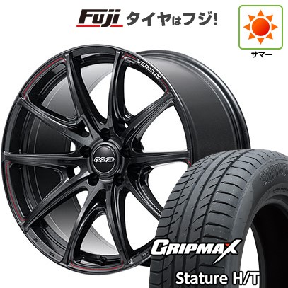 【新品国産車用5穴114.3】 夏タイヤ ホイール4本セット 235/55R19 グリップマックス スタチャー H/T BSW(限定) RAYS レイズ ベルサス VV25R 8.5J 19インチ(送料無料)