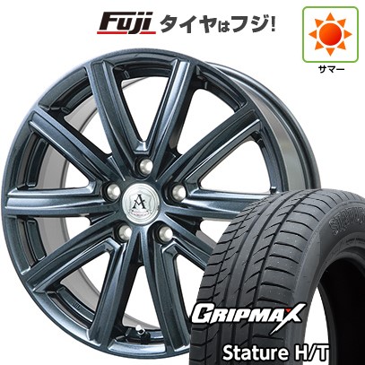 【新品国産車用5穴114.3】 夏タイヤ ホイール4本セット 225/60R18 グリップマックス スタチャー H/T BSW（限定） テクノピア アフロディーテ MZ 7.5J 18インチ(送料無料)｜フジコーポレーション