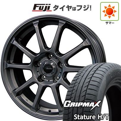 【新品国産車用5穴114.3】 夏タイヤ ホイール4本セット 225/65R17 グリップマックス スタチャー H/T BSW（限定） テクノピア カリテス S316 7J 17インチ(送料無料)｜フジコーポレーション