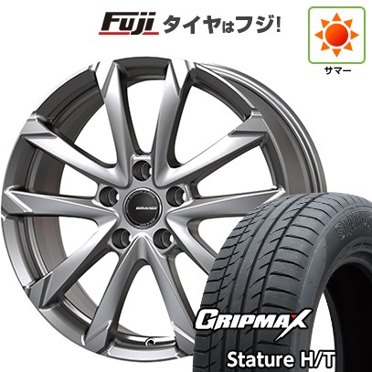 【新品国産車用5穴114.3】 夏タイヤ ホイール4本セット 225/65R17 グリップマックス スタチャー H/T BSW（限定） コーセイ クレイシズ GC36F 7J 17インチ(送料無料)｜フジコーポレーション 61,435円