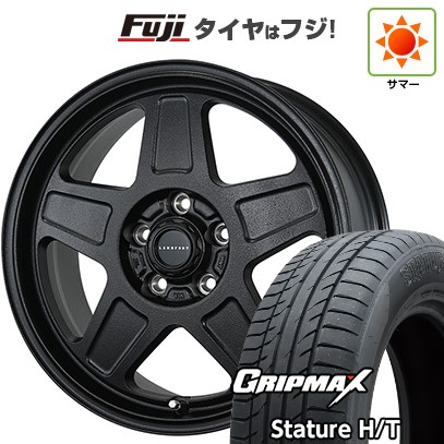 【新品国産車用5穴114.3】 夏タイヤ ホイール4本セット 225/65R17 グリップマックス スタチャー H/T BSW（限定） トピー ランドフット GWD 数量限定 7J 17インチ(送料無料) 71,500円