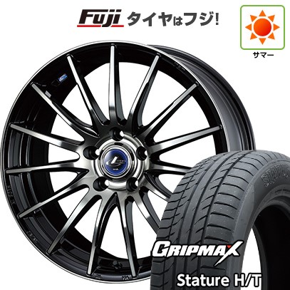 【新品国産車用5穴114.3】 夏タイヤ ホイール4本セット 235/50R18 グリップマックス スタチャー H/T BSW（限定） WEDS ウェッズ レオニス NAVIA 05 8J 18インチ(送料無料)