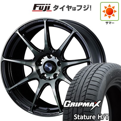 【新品国産車用5穴114.3】 夏タイヤ ホイール4本セット 235/50R18 グリップマックス スタチャー H/T BSW（限定） WEDS ウェッズ ウェッズスポーツ SA-99R 8J 18インチ(送料無料) 99,495円