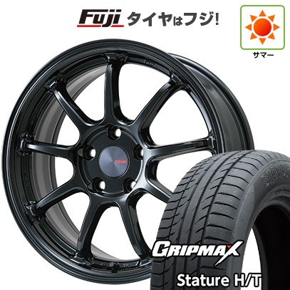 【新品国産車用5穴114.3】 夏タイヤ ホイール4本セット 225/65R17 グリップマックス スタチャー H/T BSW（限定） ENKEI エンケイ PerformanceLine PF09 フジオリジナルカラー 7J 17インチ(送料無料)