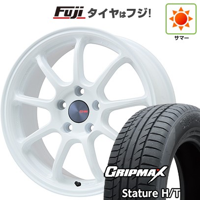 【新品国産車用5穴114.3】 夏タイヤ ホイール4本セット 225/60R18 グリップマックス スタチャー H/T BSW（限定） ENKEI エンケイ PerformanceLine PF09 フジオリジナルカラー 7.5J 18インチ(送料無料)｜フジコーポレーション 101,150円