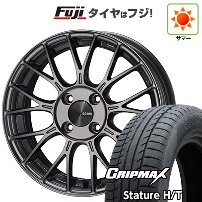 【新品国産車用5穴114.3】 夏タイヤ ホイール4本セット 235/50R18 グリップマックス スタチャー H/T BSW（限定） ENKEI エンケイ PerformanceLine PFM1 8J 18インチ(送料無料)